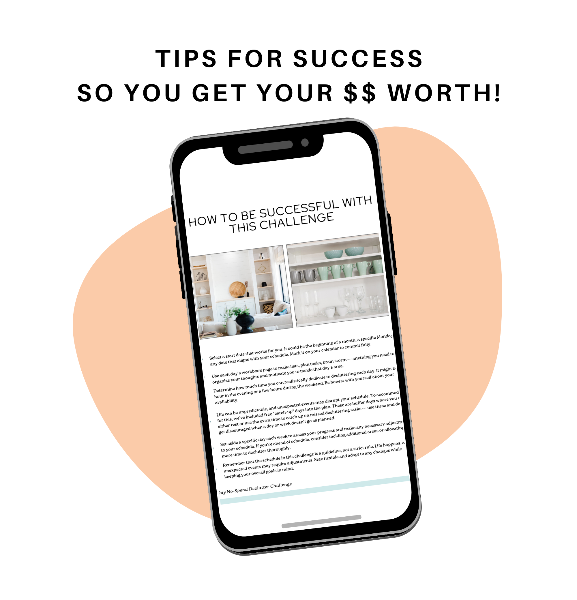 30-Day No-Spend Declutter Challenge