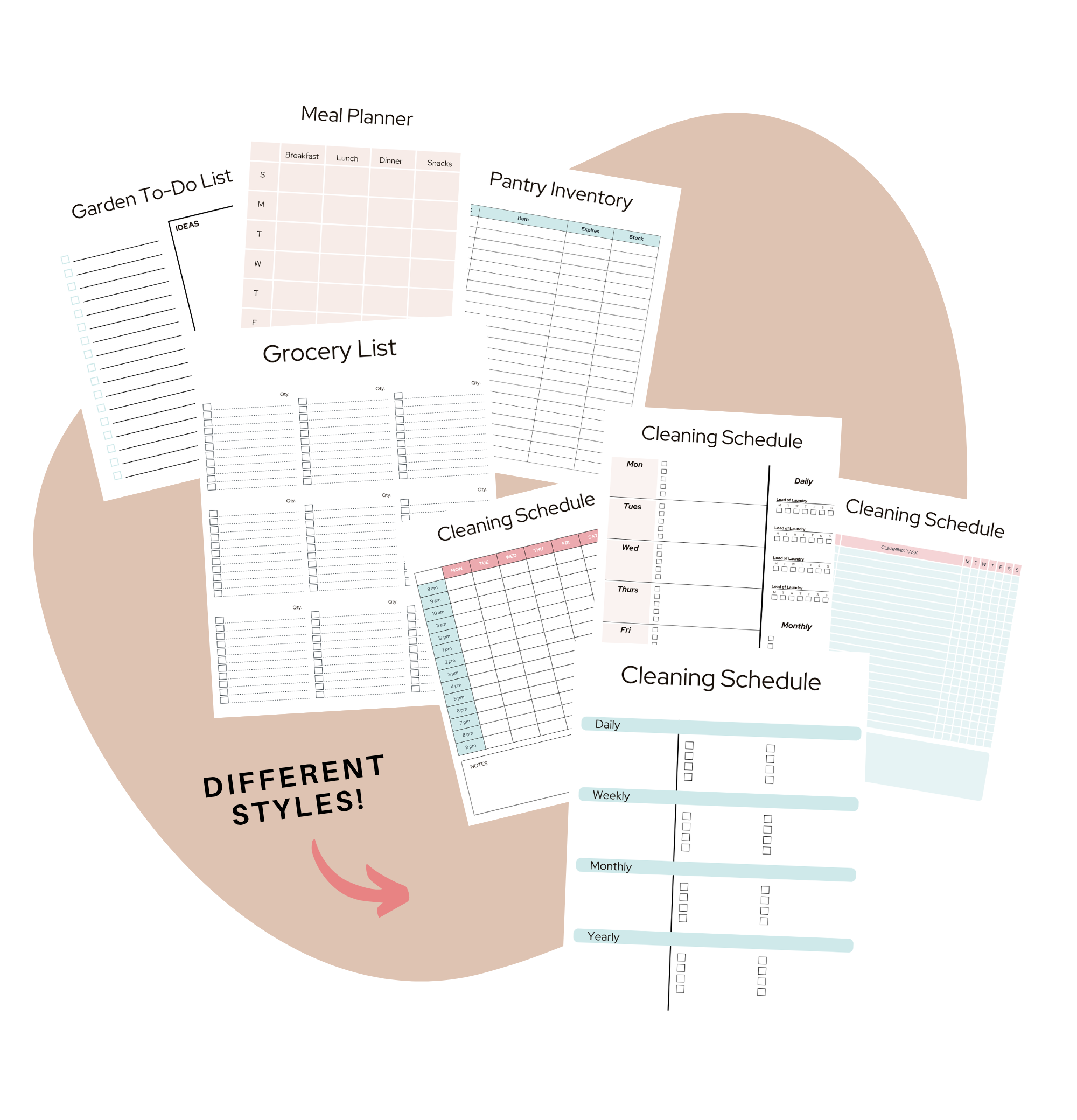 Cozy Home Management Printable Pack