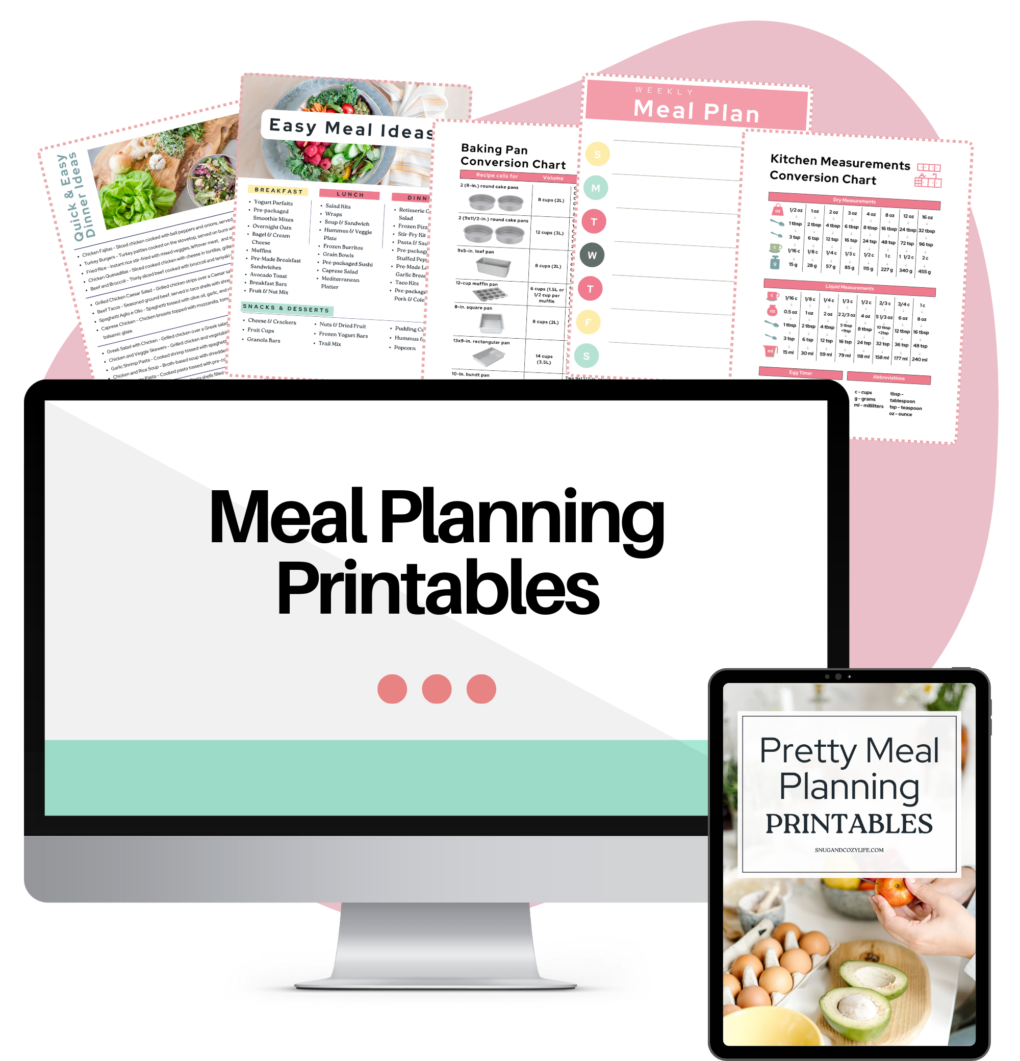 Meal Planning Printables for Families