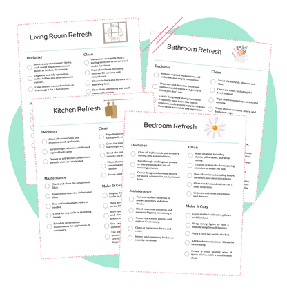 Cozy Home Refresh Checklist