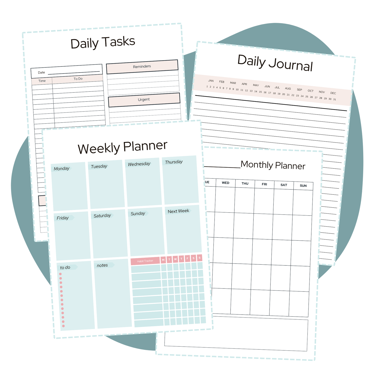 Cozy Home Management Printable Pack