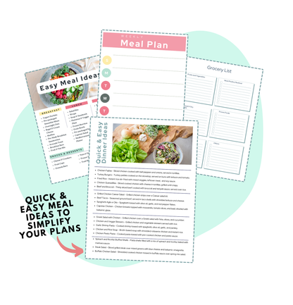Meal Planning Printables for Families