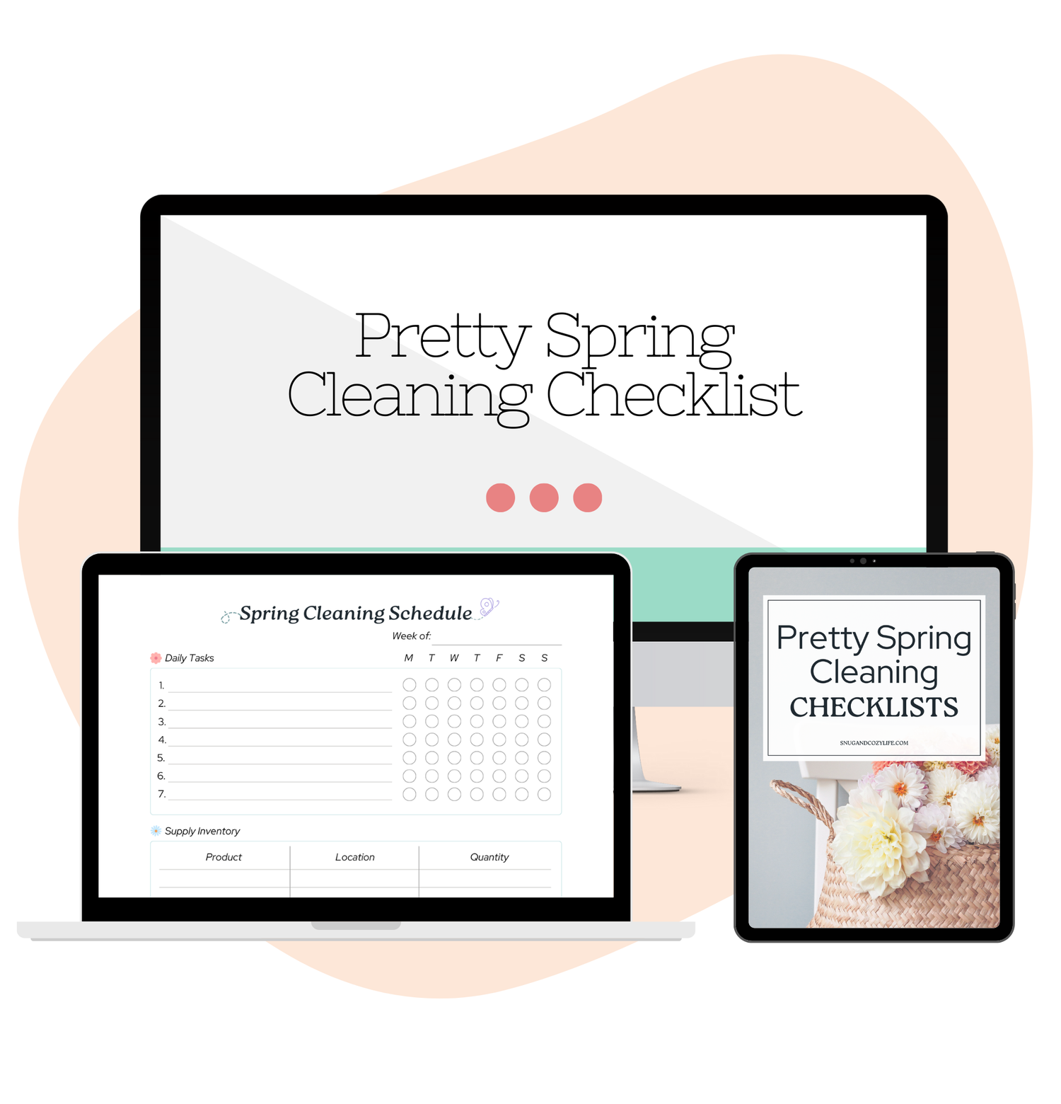 Pretty Spring Cleaning Checklist