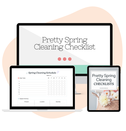 Pretty Spring Cleaning Checklist