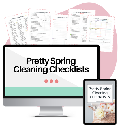 Pretty Spring Cleaning Checklist