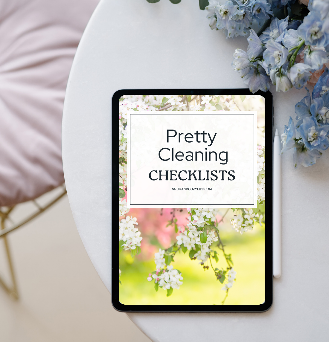 Pretty Cleaning Checklists